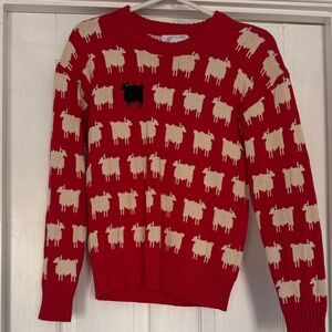 Warm & Wonderful Red Sheep Sweater